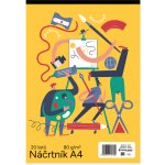 Papírny Brno Náčrtník A4 20 listů – Zboží Dáma
