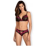 Podprsenka a brazilky Serena love černé – Zboží Mobilmania