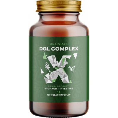 BrainMax DGL Complex lékořice 100 kapslí – Hledejceny.cz