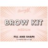 Barry M Brow Kit set a paletka na obočí Medium 4,5 g