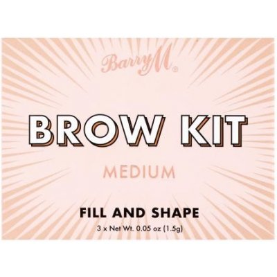 Barry M Brow Kit set a paletka na obočí Medium 4,5 g – Sleviste.cz