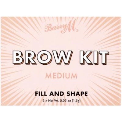 Barry M Brow Kit set a paletka na obočí Medium 4,5 g – Zbozi.Blesk.cz