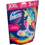 DOMESTOS WC blok "Power 5", unicorn, 5 x 50 g – Zboží Dáma