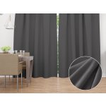 Biante Sametový závěs Velvet Premium SVP-017 Tmavě šedý - šířka 135 cm 135x150 cm – Hledejceny.cz