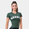 Dámské sportovní tričko Nebbia Dámske Tričko Classic HERO 576 dark green
