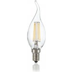 Ideal Lux LED žárovka Classic E14 4W 153940 4000K colpo di vento – Zboží Živě