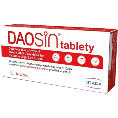 Daosin doplněk stravy s enzymem DiAminoOxidáza – 60 tablet