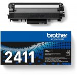 Toner Brother TN-2411 černý Toner, originální, pro Brother, pro HL-L23x2, DCP-L25x2, MFC-L27x2, 1200 stran, černý TN2411