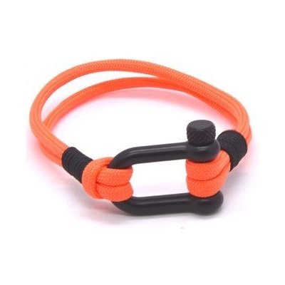 Cordell paracord náramek komise Slim oranžový Výstražná oranžová – Zboží Mobilmania