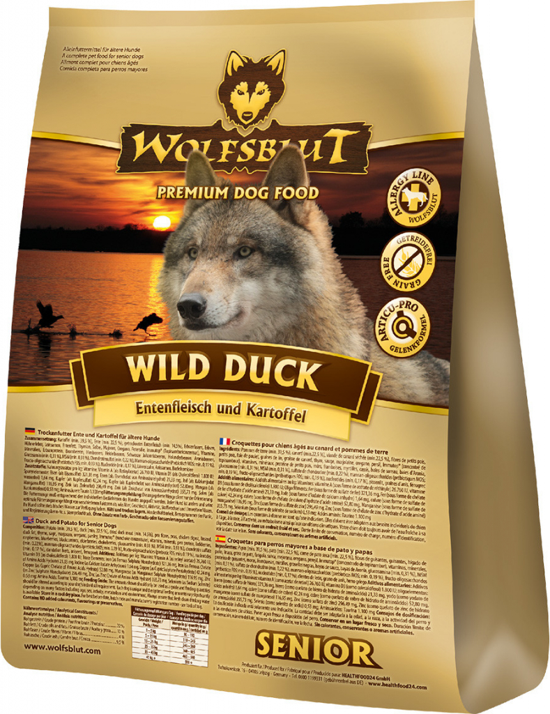 Wolfsblut Wild Duck Senior 2 kg