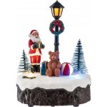 LIVARNO home Vánoční vesnička s osvětlením a hudbou (Santa Claus) – Hledejceny.cz