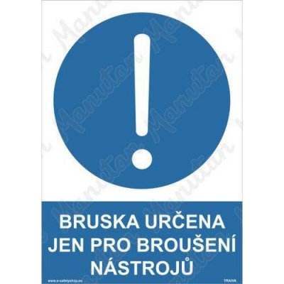 Bruska určena jen pro broušení nástrojů, plast 148 x 210 x 2 mm A5 – Zboží Mobilmania