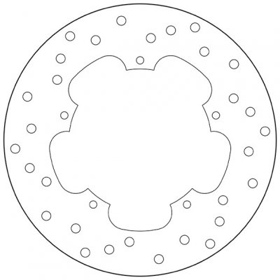 Zadní brzdový kotouč Brembo GILERA 125 DNA 2001 - 2003 – Sleviste.cz