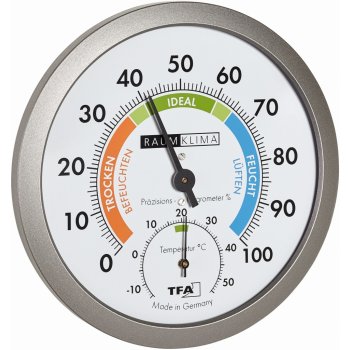 TFA Analogové vlhkoměy teplo-vlkoměr 45.2042.50