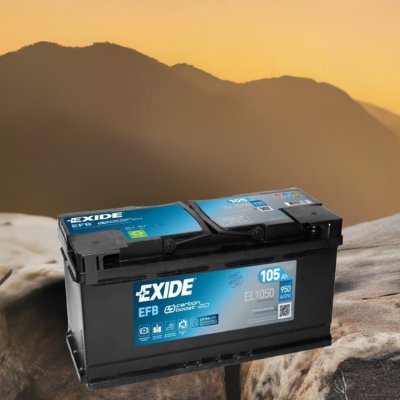 Exide Start-Stop EFB 12V 105Ah 950A EL1050 – Zboží Mobilmania