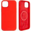 Pouzdro a kryt na mobilní telefon Apple FIXED Zadní kryt MagFlow s podporou MagSafe pro Apple iPhone 14 Plus, červený FIXFLM-929-RD
