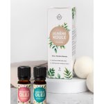 EcoHaus Výhodná sada Vlněné koule do sušičky 3 ks + esenciální oleje 2 ks – Zbozi.Blesk.cz