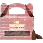 Shrinivas Satya Vonné kužele pro tekoucí dým Positive Vibes 24 ks – Sleviste.cz