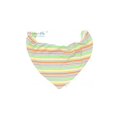 Mamatti Dětský šátek na krk Car barevné proužky – Zboží Mobilmania