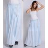Dámská sukně Fashionweek dlouhá maxi letní sukně ze vzdušného materiálu+pasek ZIZI278 blankyt