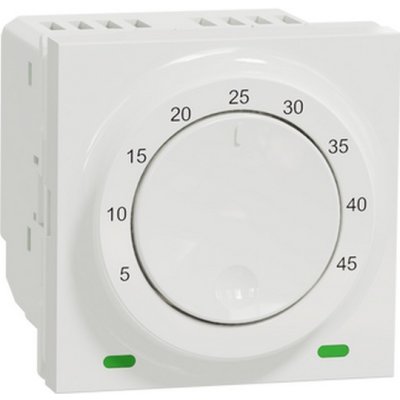 Schneider Electric Unica termostat pro podlahové vytápění bílý NU350318