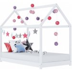 vidaXL Rám dětské postele bílý masivní borové dřevo – Sleviste.cz