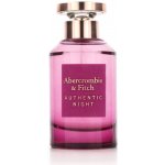 Abercrombie & Fitch Authentic Night parfémovaná voda dámská 100 ml – Hledejceny.cz