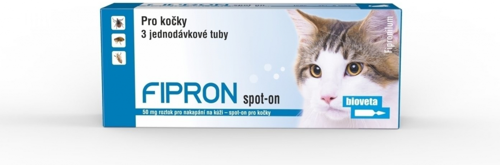 Fipron Spot-on Cat 50 mg 3 x 0,5 ml