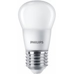 Philips LED žárovka E27 P45 FR 5W 40W teplá bílá 2700K – Hledejceny.cz
