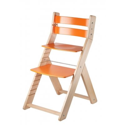 Posedo Rostoucí židle Sandy lak / oranžová – Zboží Dáma