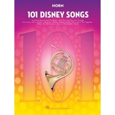 Walt Disney Noty pro lesní roh 101 Disney Songs