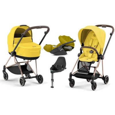 Cybex Mios 3.0 Kombinovaný + Cybex Cloud Z I-Size Autosedačka 0-13 kg + Základna Z-Fix Mustard Yellow 2023