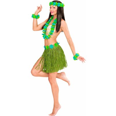 havajská tanečnice zelený set