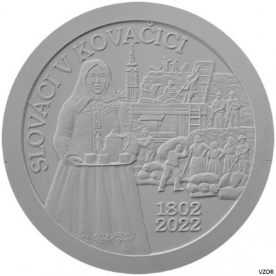 MINCOVNA KREMNICA statny podnik Stříbrná slov. mince 10 EUR Osídlení Kovačic Slováky 220. výročí stand 18 g – Hledejceny.cz