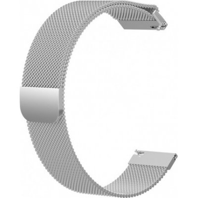 BStrap Milanese řemínek na Garmin Vivoactive 4, silver SSG010C0206 – Hledejceny.cz