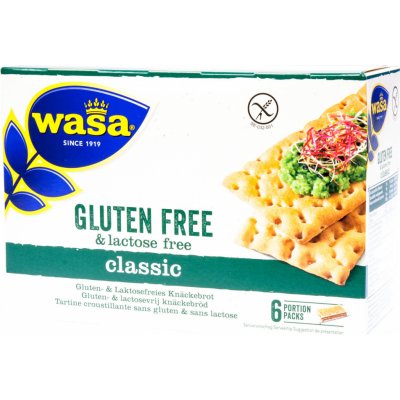 Wasa Gluten Free original křupavý chléb bez lepku 240 g – Zboží Dáma
