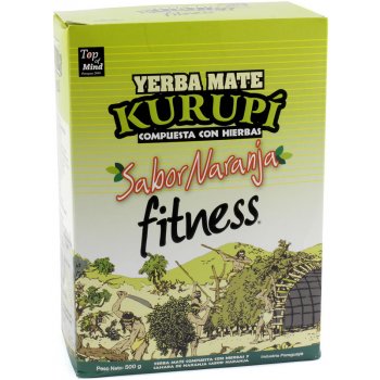 Kurupi Čaj Yerba Maté Fitness Sabor Naranja 500 g