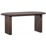 WOOOD Dřevěný oválný jídelní stůl Ellisie 90 x 180 cm – Hledejceny.cz