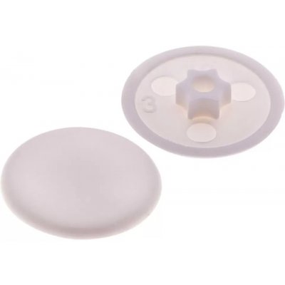 KRYTKA PLASTIKOVÁ bílá pro univerzální vruty – Hledejceny.cz