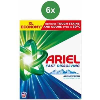 Ariel prací prášek Mountain Spring 6 x 3,465 kg 63 PD – Hledejceny.cz