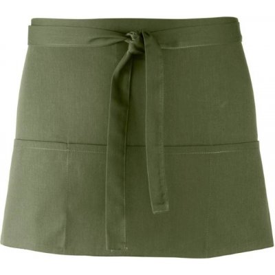 Premier Workwear Pracovní zástěra krátká s kapsami PR155 Olive Pantone 378 60x33cm – Hledejceny.cz