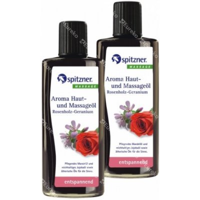 Spitzner masážní olej růže Geránie 190 ml – Zboží Mobilmania