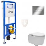Závěsný WC set Jika do lehkých stěn / předstěnová montáž + WC SAT Brevis SIKOJSW2 – Sleviste.cz
