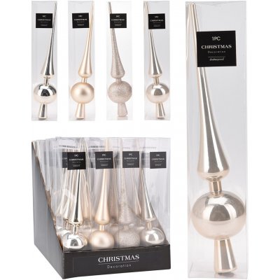 KOOPMAN Špendlík na vánoční stromek 275 mm zlatý šampaňský mix 4 barev cena za 1 ks – Hledejceny.cz