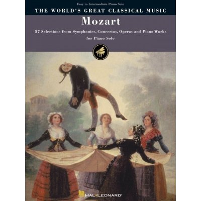 Mozart Simplified Piano Solos The World's Great Classical Music – Zboží Mobilmania