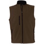 SOLS softshellová vesta RALLYE MEN 46601394 Dark chocolate – Hledejceny.cz