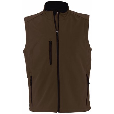 SOLS softshellová vesta RALLYE MEN 46601394 Dark chocolate – Hledejceny.cz