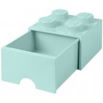 LEGO® Storage box 25 x 25 cm Tyrkysová – Zboží Dáma