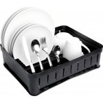 Černý odkapávač na nádobí 39,5 × 31 × 12 cm – Hledejceny.cz