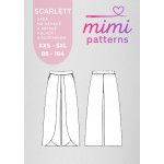 Sada střihů na kalhoty s rozparkem Scarlett (dámské + dětské), el. formát | MIMI patterns - síť XXS - 5XL, 86 - 164 (A4) domácí tisk – Zboží Dáma